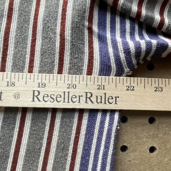 Peruvian Connection Open Front Cardigan Peru Made Striped Women - Picture 5 of 7